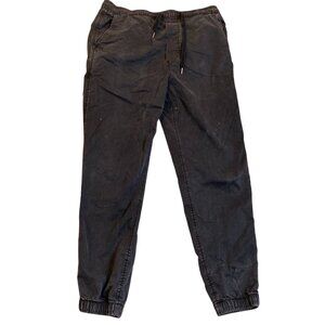 American Eagle Mens Jogger Pants Size Small Ne(X)t Level Flex Black Cotton Blend